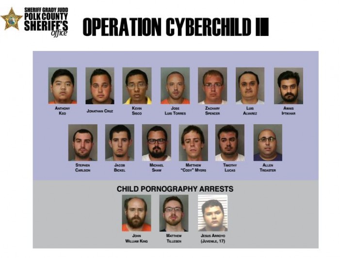 Cyberchild III, Disney, Universal Multiple men and three teens arrested during “Cyberchild III” sting