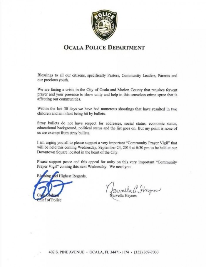 ocala police department, ocala news The Ocala Police Department says Ocala is in a crisis