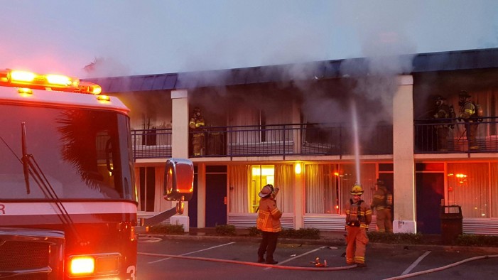 Firefighters prevent Days Inn from burning to the ground Firefighters prevent Days Inn from burning to the ground