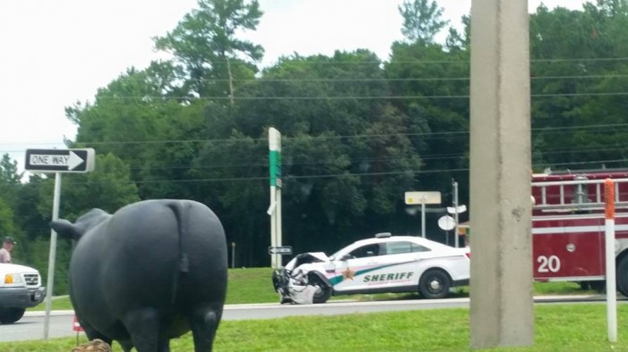 ocala news, marion ocunty news, deputy crashes into car, deputy hits car while responding to call Deputy crashes into car while running code