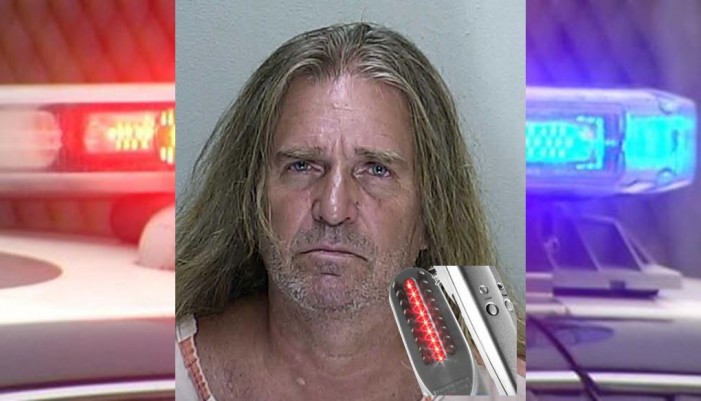 Mark Geoghagan, lasercomb, ocala news, laser, point laser at helicopter, marion county news, Man who shined laser at sheriff’s helicopter said he meant no harm; offered to cut grass