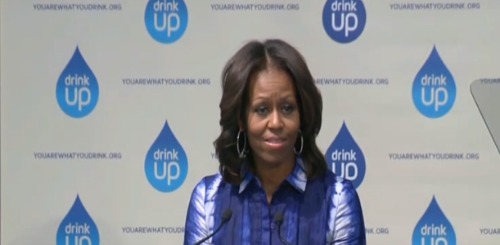 Michelle Obama, drink up, ocala, 