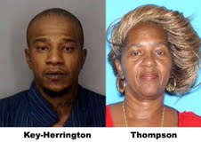 Deborah Thompson And Kelvin Key-Herrington Wanted And On The Run