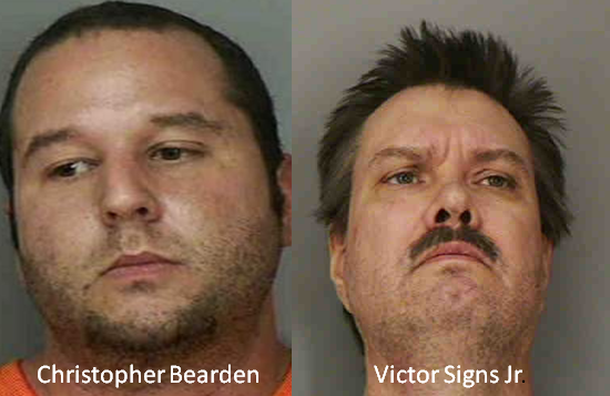 Victor Signs & Christopher Bearden Arrested In Polk County