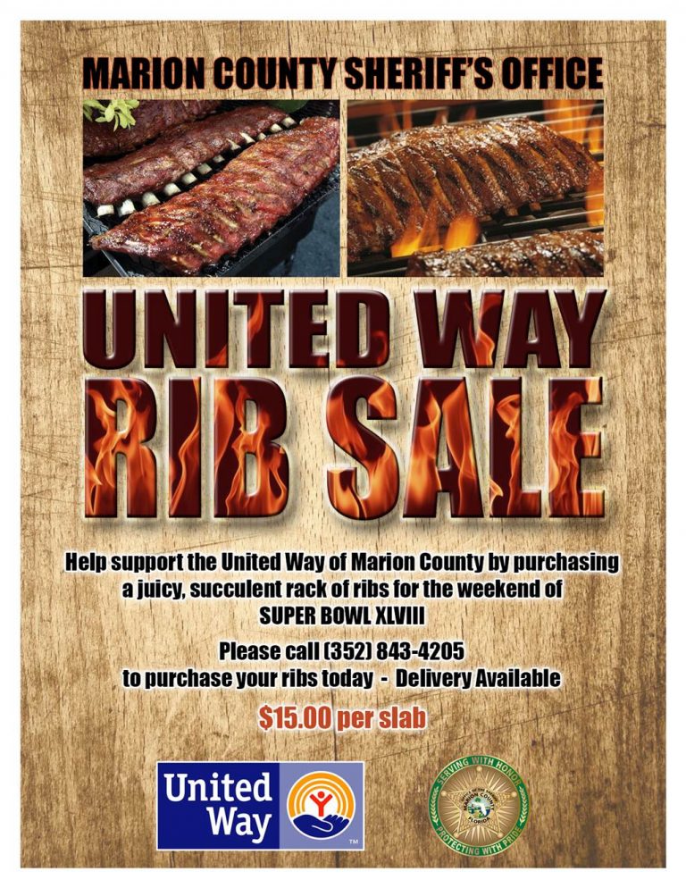 Marion County Sheriff Rib Sale, ocala, ocala post, ocala news