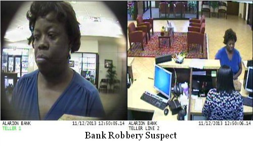 Alarion Bank Robbery Suspect Renita Rayner On The Run