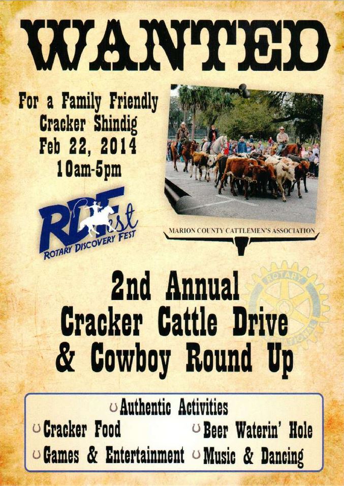 Cracker Cattle Drive, ocala post, marion county