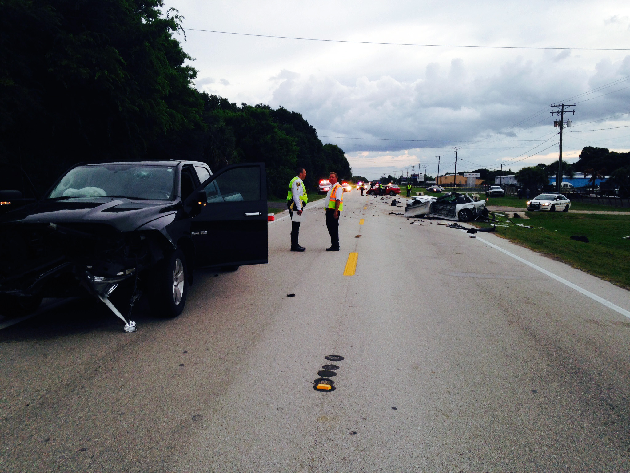 fatal crash polk county, corvette crash,