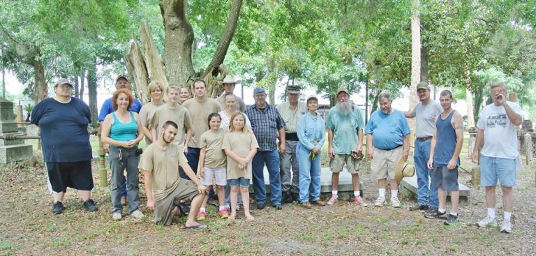 Volunteers begin clean-up of historical cemetery