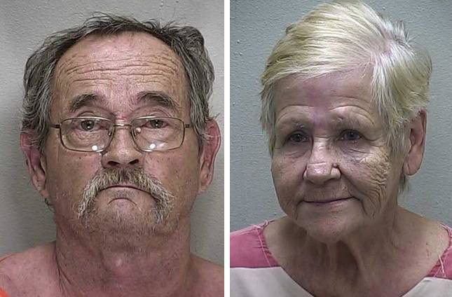 Elderly couple face felony charges