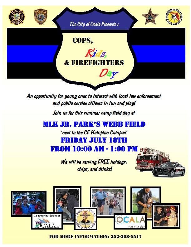 Cops, Kids and Firefighters Day