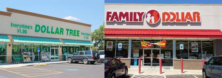 dollar tree, family dollar, dollar general