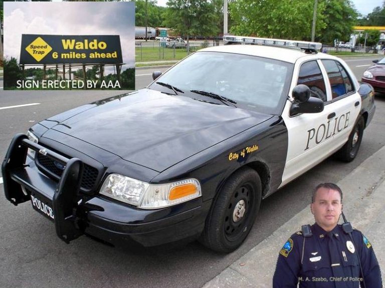 Waldo, Florida Police Department, speed trap, ocala news, marion county