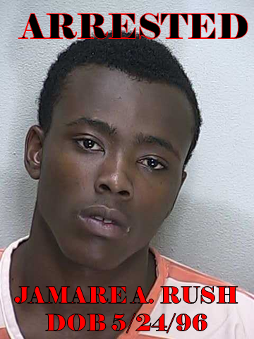 arson, jamare rush, ocala news,
