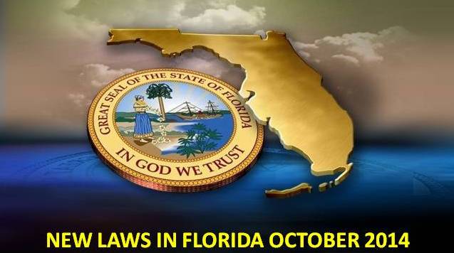 New laws that take effect October 1, 2014