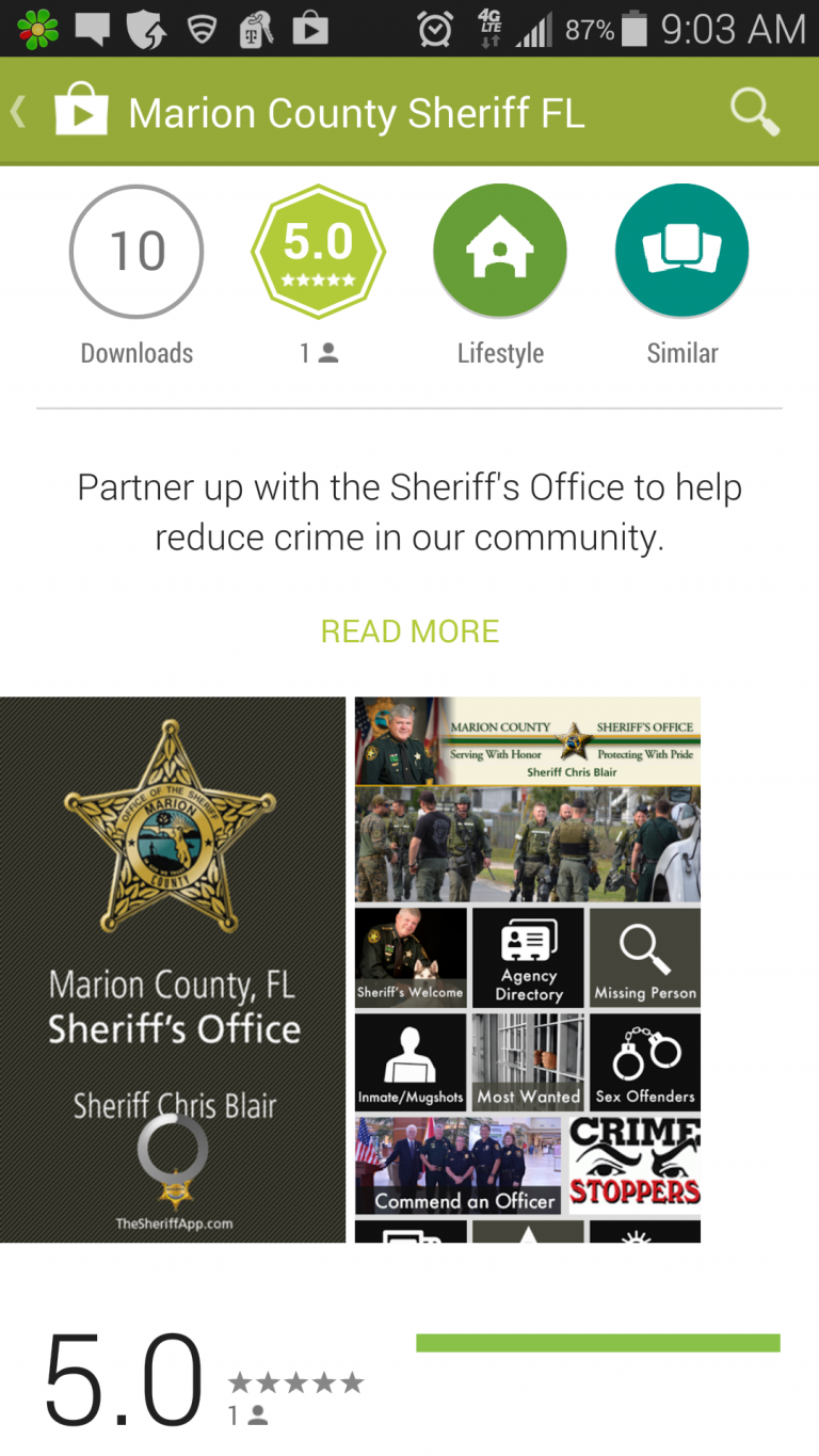 Marion County Sheriff phone app