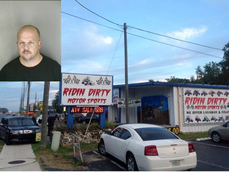 Owner of Ridin’ Dirty Motor Sports arrested