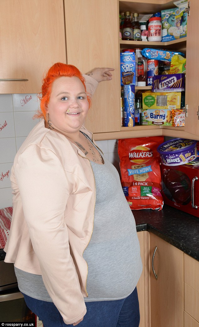 Obese woman says she is fat because of the government.