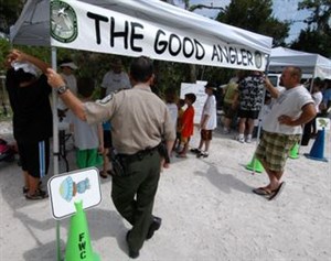 Kids’ fishing clinic in Naples