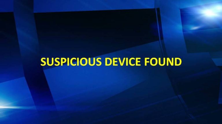 OPD: Suspicious device found