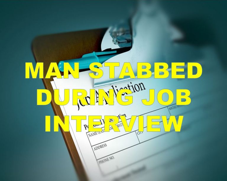 Man stabs business owner during job interview