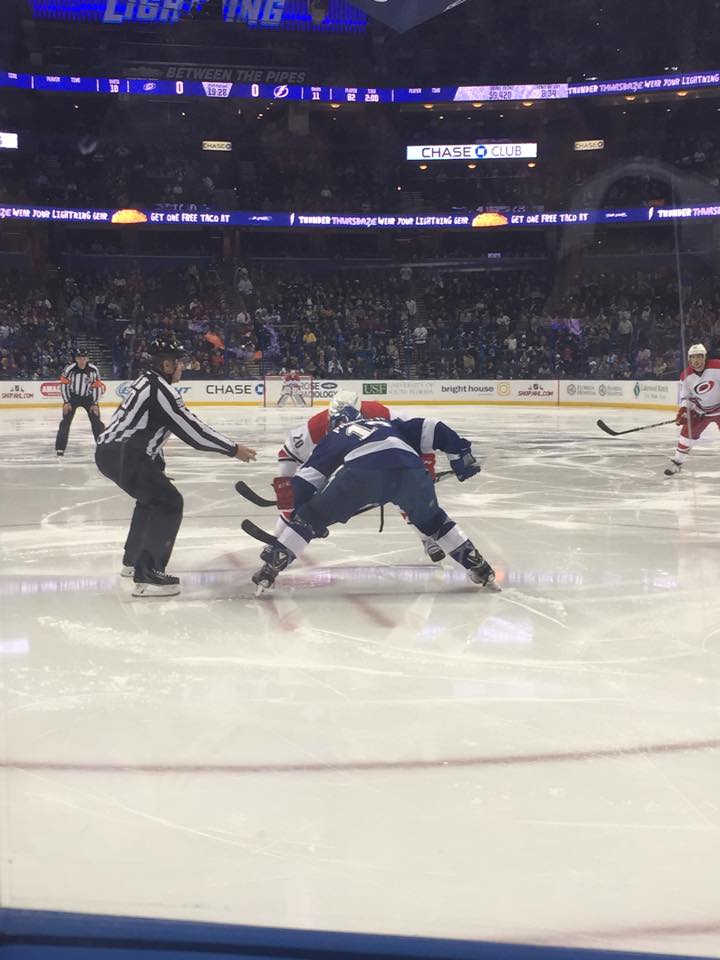 Lightning win with a bit of luck