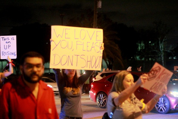 Protesters take to the streets of Orlando