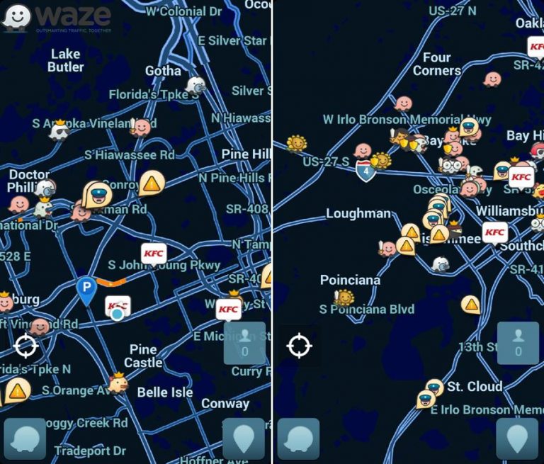 Police want a feature of the mobile App, Waze, disabled