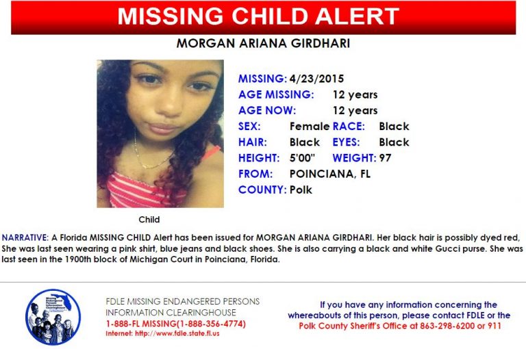 UPDATED: Florida missing child found