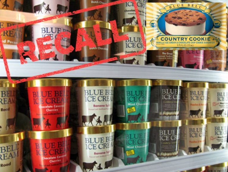 blue bell recall, ocala news, blue bell ice cream, health