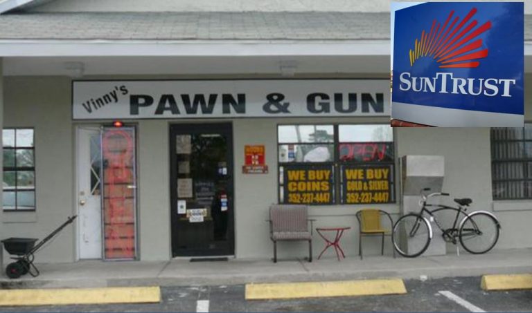 Ocala pawn shop owner: SunTrust Bank closed account because we sell guns
