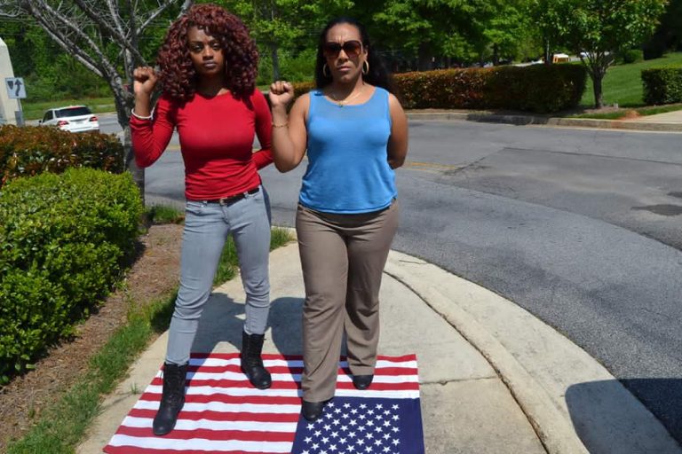 Woman fired from job and blocked from Facebook after she stomped on American Flag