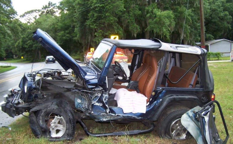 ocala news, marion county news, car accident, car crash, ocklawaha crash, jeep crash