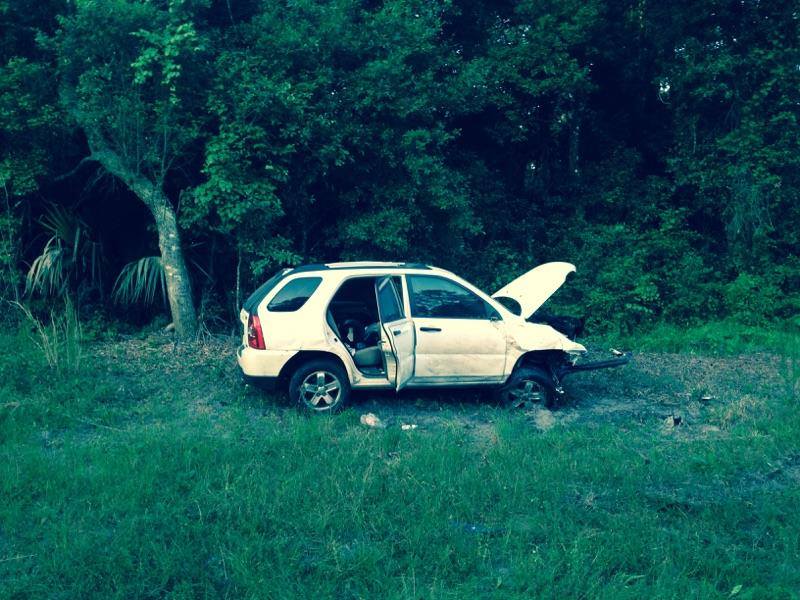 ocala news, marion county news, maricamp crash, car flipped, car crash
