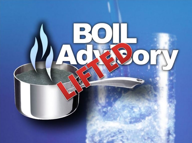 Boil water notice has ended