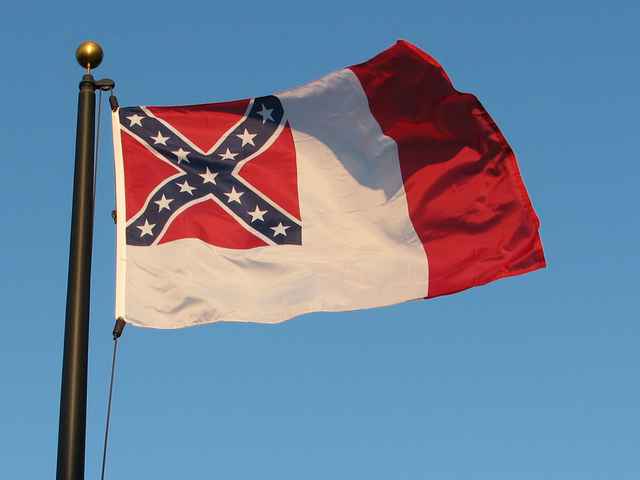 Confederate flag flies at Marion County McPherson Governmental Complex