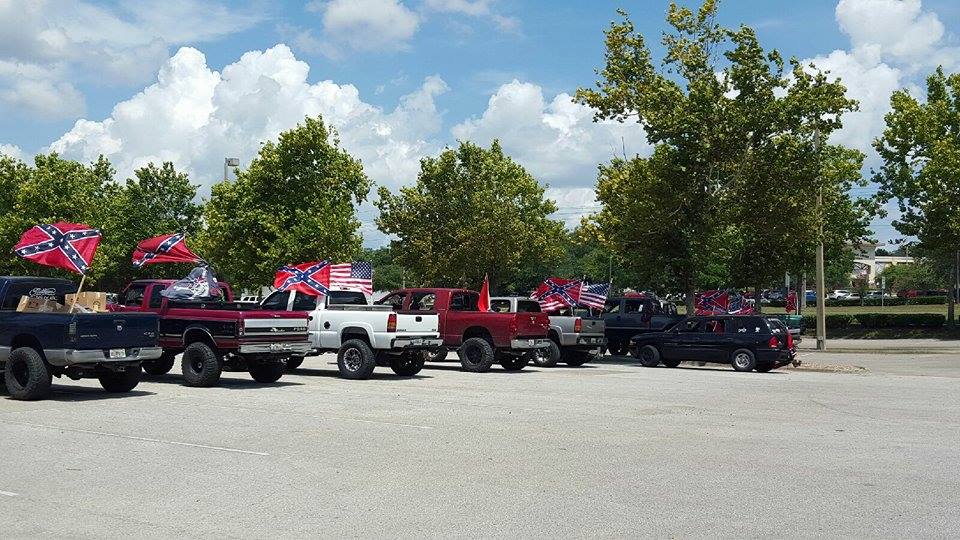confederate flag, marion county , ocala, reel flag