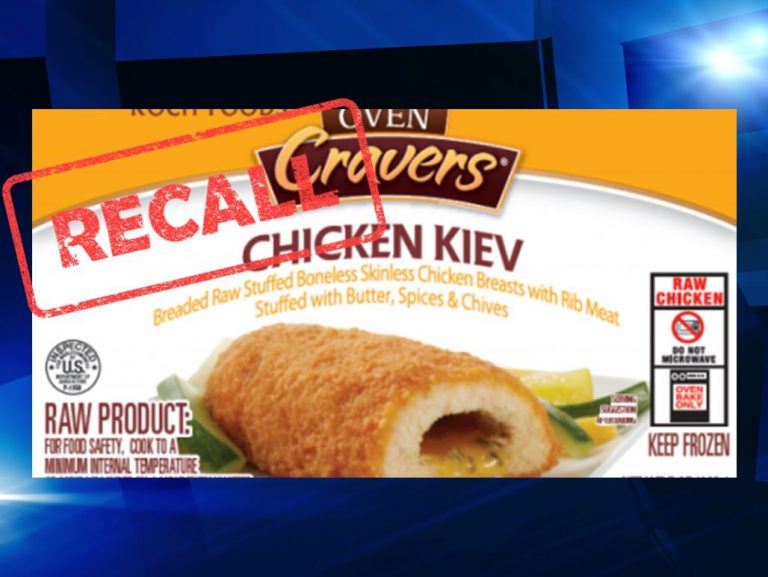 Aspen Foods recall includes 1,978,680 pounds of frozen, raw, stuffed, and breaded chicken