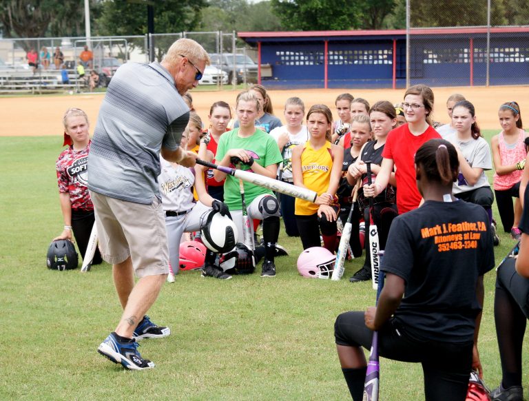 CF hosts softball camps