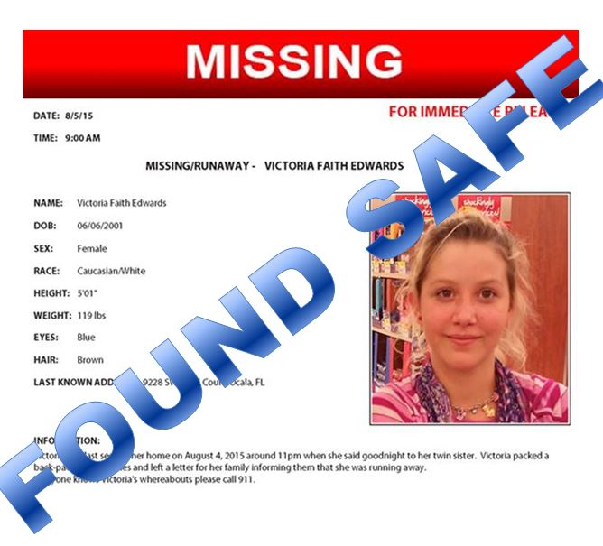 ocala teen found, ocala news, washington, florida, marion county news, tacoma washington, florida girl found in tacoma