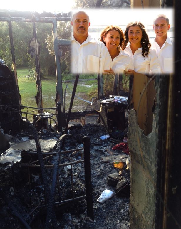 Firefighter’s house burnt down; neighbor saved his two dogs