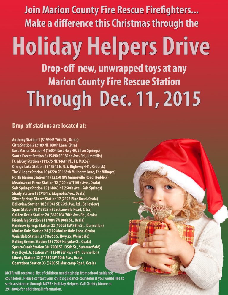 Firefighters host annual Holiday Helpers Drive