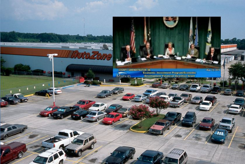 Autozone. ocala autozone, ocala post, marion county, corruption,