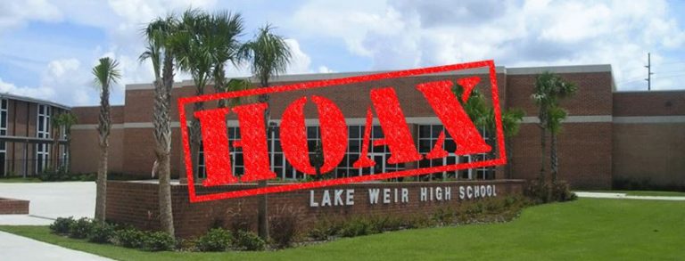 Lake Weir High School falls victim to hoax