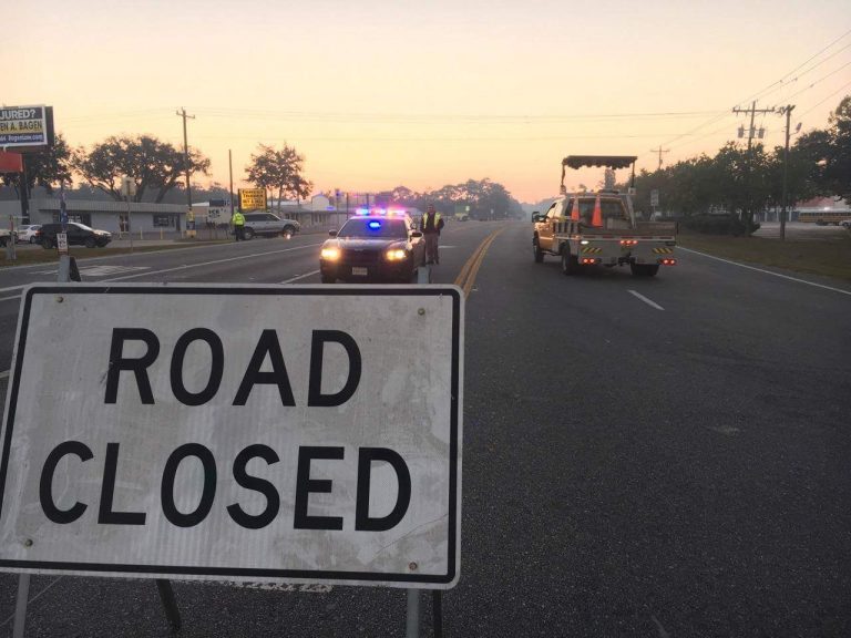 FHP: Road closures due to wildfire