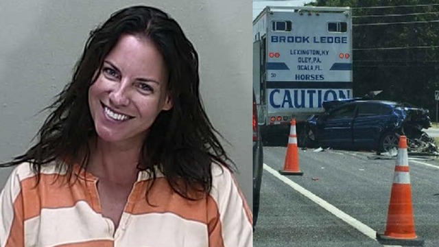 woman smiles for mugshot, dui, ocala news, ocala post