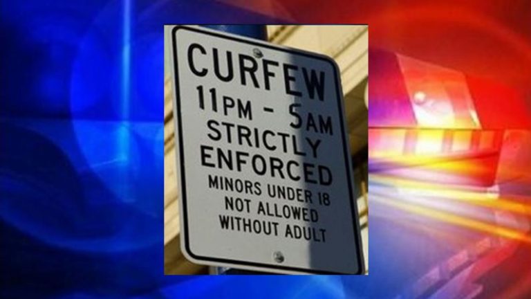 Curfew warning: school will be out soon; keep minors off the street after dark