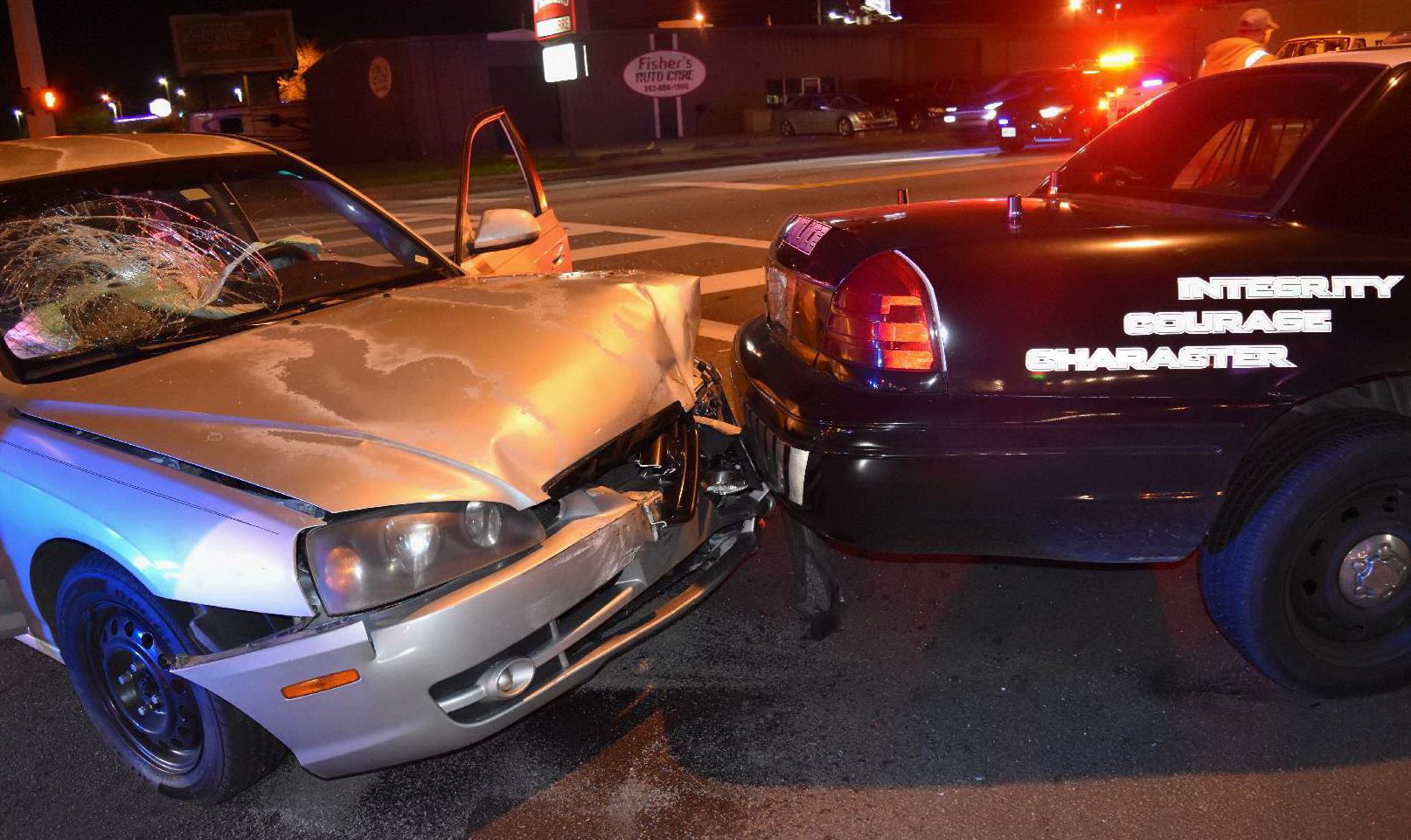 opd crash, police cruiser hit, ocala post, ocala news