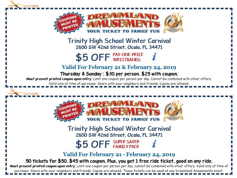 trinity catholic coupons, carnival coupons, blessed trinity carnival coupons, ocala news, ocala post