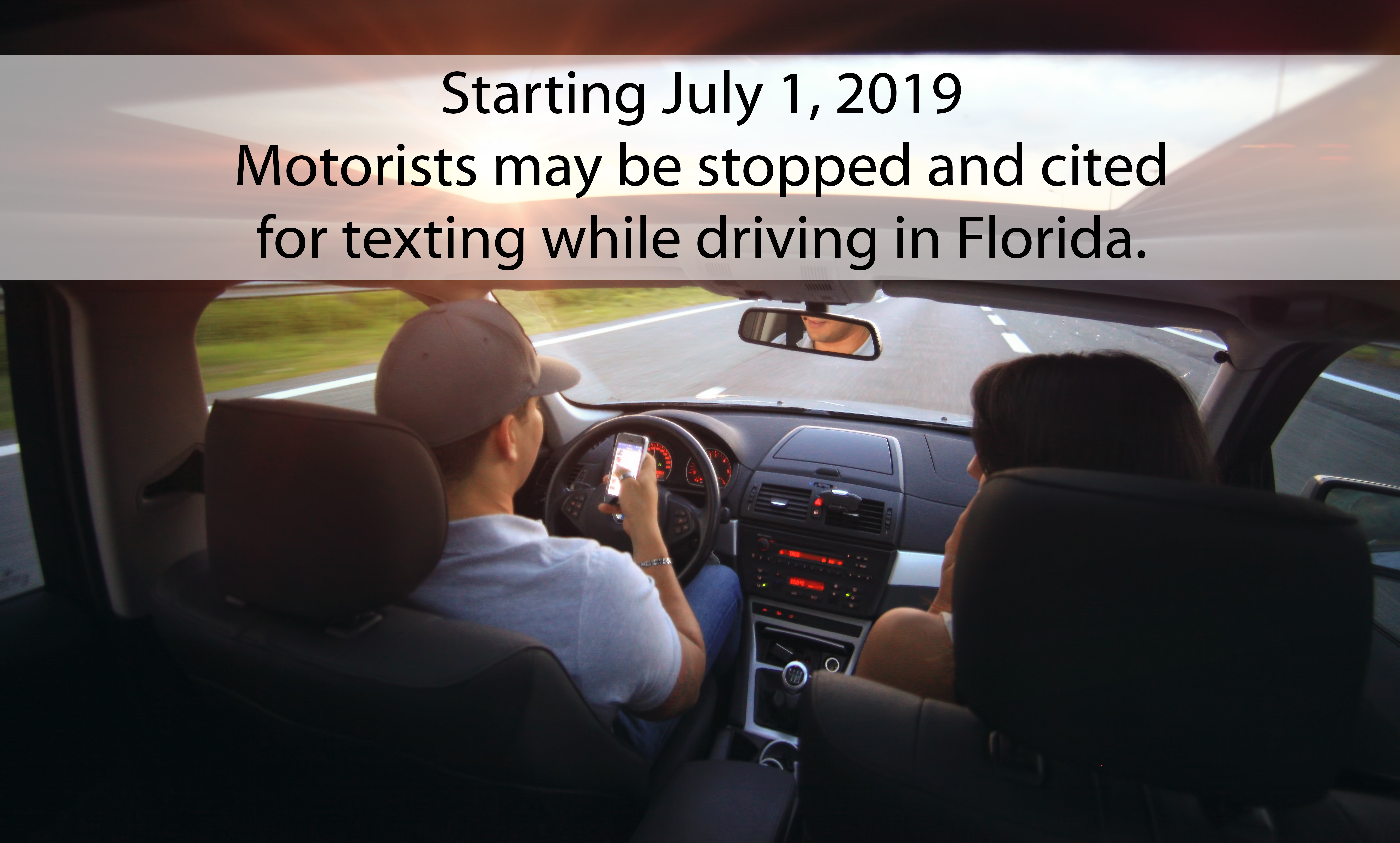 july texting, ocala news, driving and texting, florida texting law